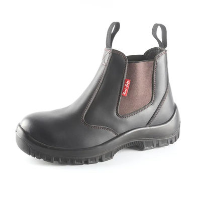 Wysokie obcasy buty kolanowe odporne na olej / odporne na wodę buty robocze prawdziwa skóra
