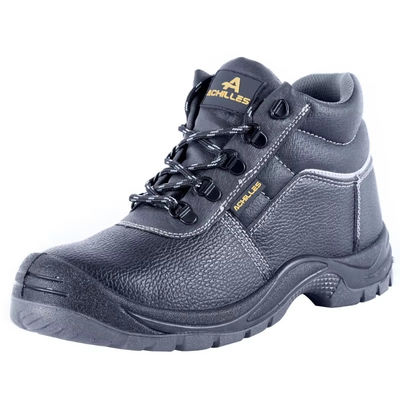 kupować Czarne buty ochronne Środkowy strój Szyntetyczne buty z prawdziwej skóry dla mężczyzn online manufacture
