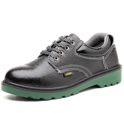 kupować Metalowe buty bezpieczeństwa przemysłowe PU Czarna skóra buty robocze dla mężczyzn online manufacture