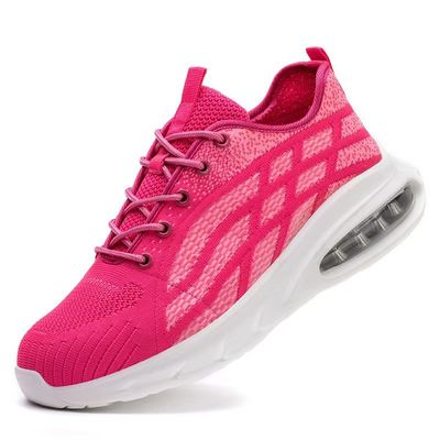 kupować Lekkie, oddychające buty robocze Czarny / Różowy buty robocze Kobiety online manufacture