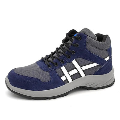 kupować Stalowe buty z palcem, skórzane buty robocze, niebieskie buty budowlane online manufacture