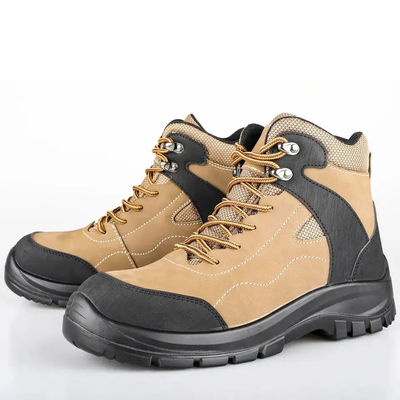 kupować Żółte buty z żelaznym kapeluszem do palców buty męskie CE buty Nubuck na zimę online manufacture
