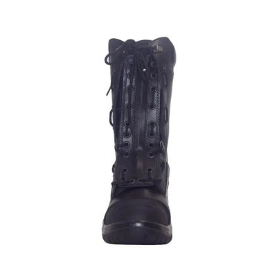 kupować Czarne skórzane buty strażackie, izolacja cieplna, buty strażackie, odblaskowe paski online manufacture