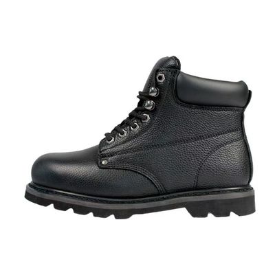 kupować Czarne buty z krowiej skóry, odporne na olej, Goodyear, buty robocze, unisex online manufacture