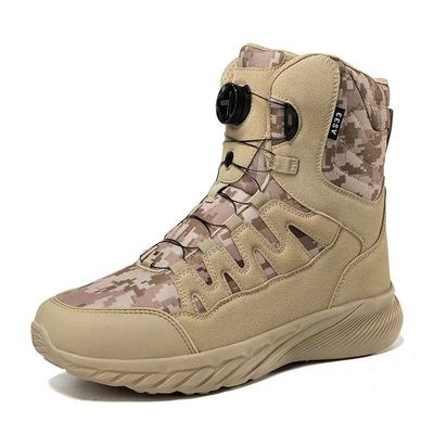 kupować Stalowe buty taktyczne buty wojskowe unisex wodoodporne buty pustynne do wędrówek online manufacture