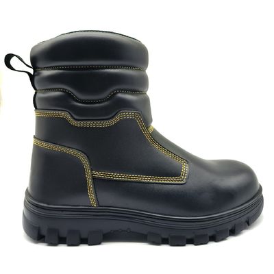 kupować Prawdziwe skórzane buty strażackie, wodoszczelne, miękkie, gumowe buty unisex. online manufacture
