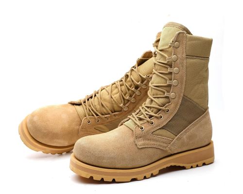 kupować Buty bezpieczeństwa taktycznego skóra sueda wysoki top buty robocze wełna wyłożone do ciepła online manufacture