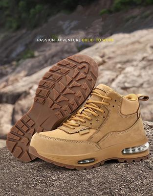 kupować Air-cushion Sole Safety Work Boots In Khaki Oxford Fabric For Maximum Protection (Boty do pracy z poduszką powietrzną) online manufacture