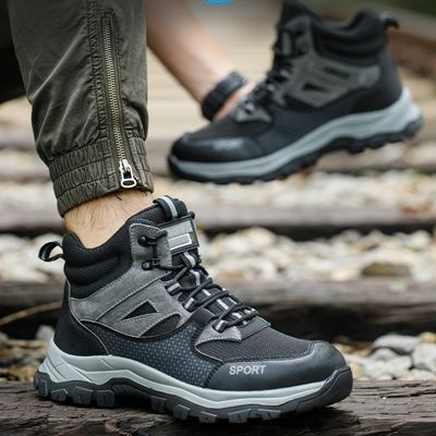 kupować Mikrofibrę ze skóry wieprzowej Flying Knit Safety Work Boots Kevlar Midsole Rubber Soles Work Shoes online manufacture
