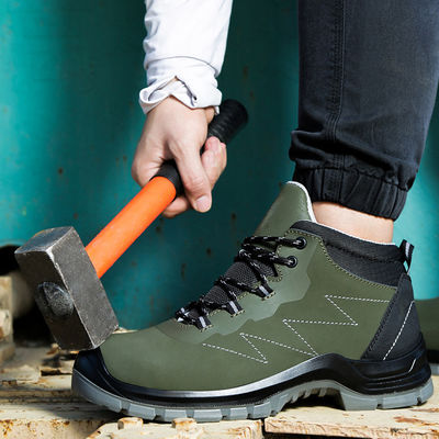 kupować Antystatyczne buty bezpieczeństwa ze stali, buty ze skóry oryginalnej, buty z podeszwą PU online manufacture