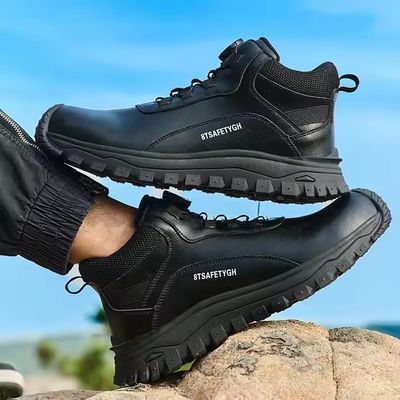 kupować Męskie buty ochronne z kevlarem i stalowym noskiem do pracy, z gumową podeszwą online manufacture