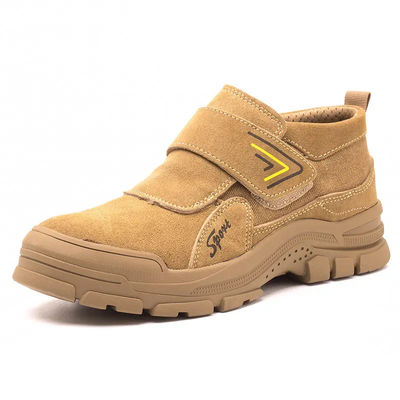 Żółte buty odporne na wysokie ciepło Unisex Stalowe buty do pracy dla spawaczy
