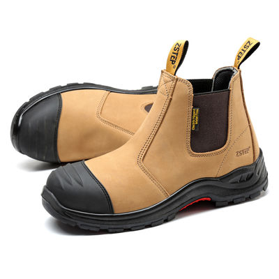 Oryginalne buty bezpieczeństwa ze skóry w budownictwie, buty bezpieczeństwa ze stali S3 do spawania