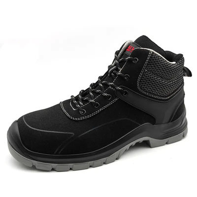 Casual Mens Safety Work Boots Czarne buty ze stali