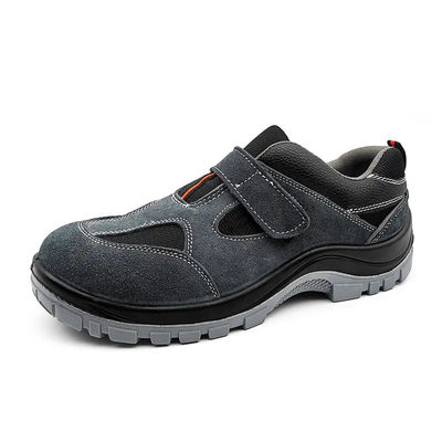 Oszczędne buty bezpieczeństwa w budownictwie Suede Leather Miller Steel Shoes