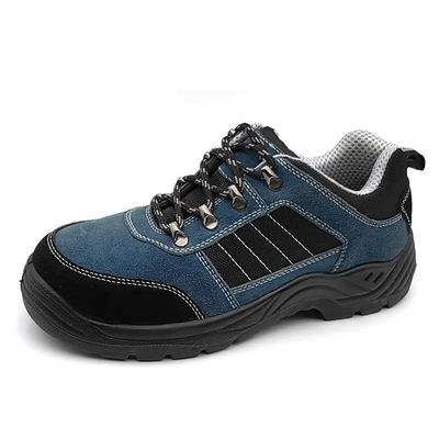 Buty bezpieczeństwa ze skóry industrialnej z suedy S3
