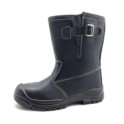 Stalowe buty z palcami / stalowe buty spawalnicze buty ochronne z czystej skóry buty o wysokich kostkach