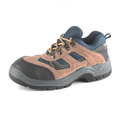 Sueda Skóra Wygodne Buty Bezpieczne Outdoor Stalowe Buty Brązowe