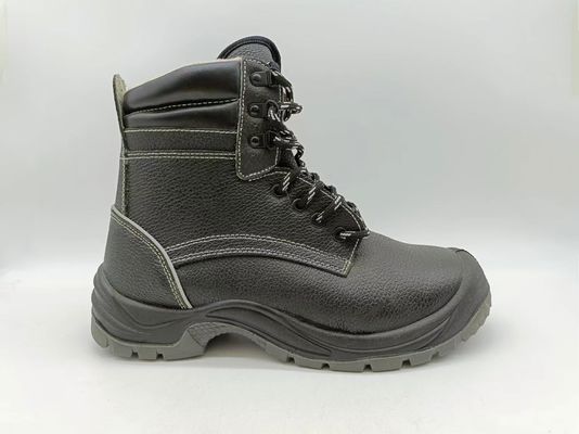 Brązowe buty zimowe, buty o odporności na poślizg