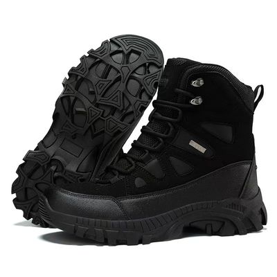 Wytrzymałe buty taktyczne wojskowe Brązowe buty bojowe dla pieszych
