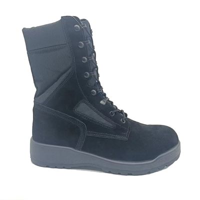 Czarne buty taktyczne Desert High Top Suede Oddychające buty turystyczne