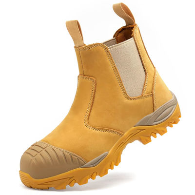 Wodotwórcze buty bezpieczeństwa z skóry Nubuck dla mężczyzn