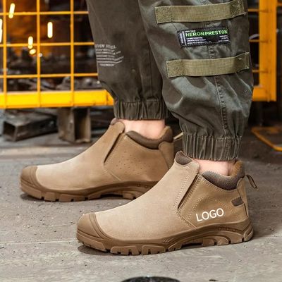 Gumowo izolowane buty męskie 6kv Suede z Kevlarrem buty anty sztylowe
