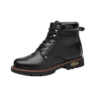 Czarne buty z mikrofibry skórzanej buty ochronne buty z mięśni bydlęcych buty męskie