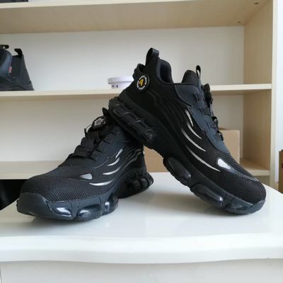 BOA obracający się guzik buty robocze latające buty dziane buty komfortowe buty bezpieczeństwa Kevlar środkowa podeszwa stalowa podeszwa PU podeszwa