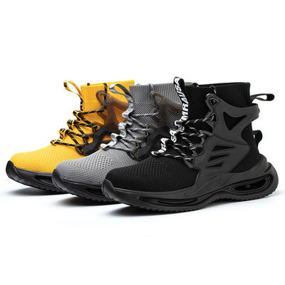 Buty robocze OEM z zabezpieczeniami, ze średnim cholewką z dzianiny i stalowym noskiem zgodnym z normą europejską