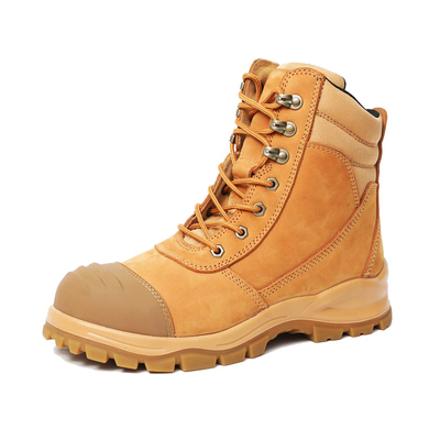 OEM Pszenica Prawdziwa Skóra Martin Buty Robocze PU+TPU Wok Buty Nucuck Buty Bezpieczne Stalowe Palce Stalowe Buty Bezpieczne Midsole