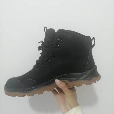 Uniseksowe skórzane buty robocze z mikrofibry Buty ochronne do budownictwa Buty robocze z podeszwą środkową z kevlaru Buty robocze z podeszwą z ścięgna wołowego